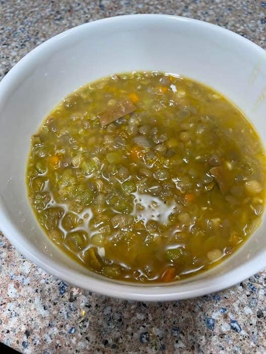 Lentil & split pea soup