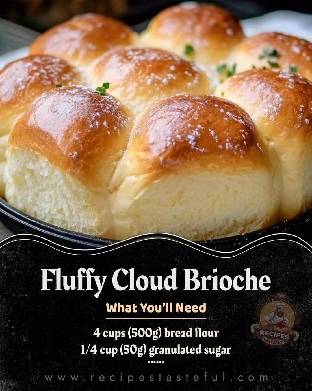 Fluffy Cloud Brioche Recipe