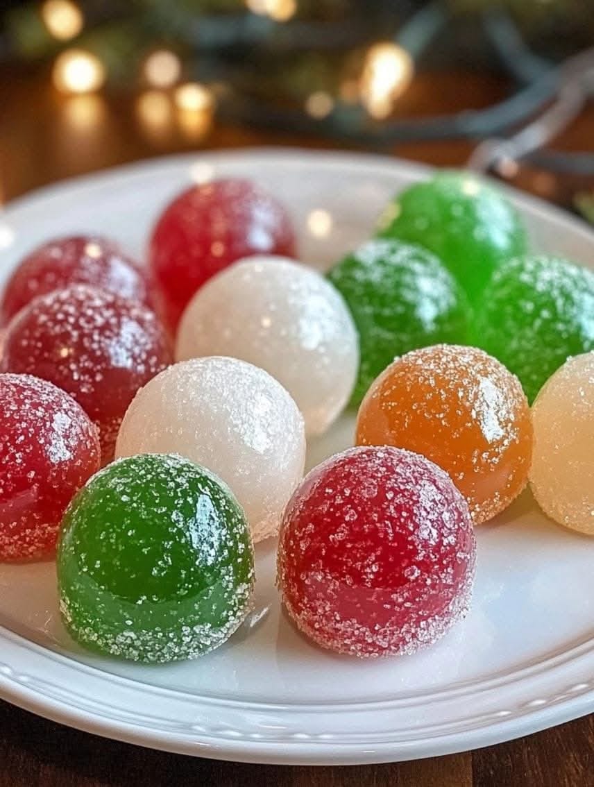 Mom’s Christmas Jello Balls recipe