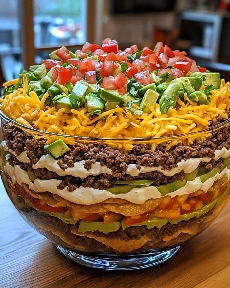 Seven-Layer Taco Salad