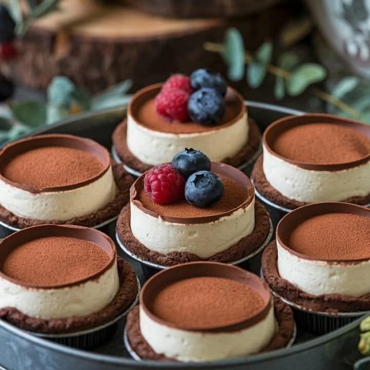 Mini Chocolate Cream Pies