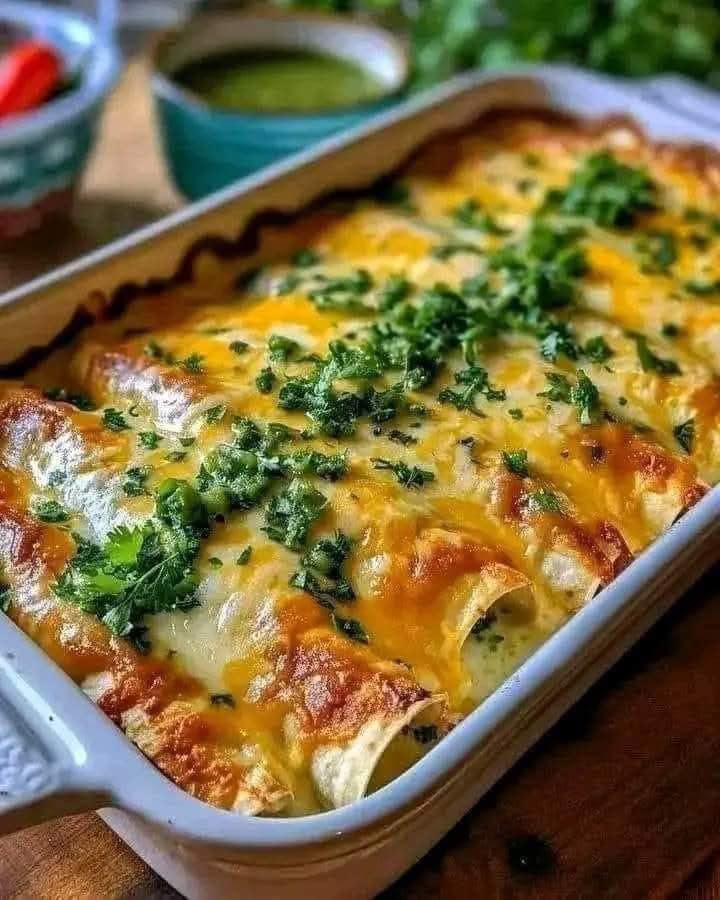 Cream cheese enchiladas