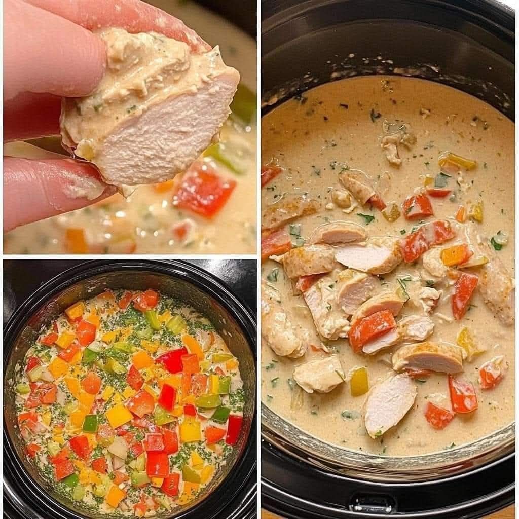 a good soup!!! This is called Creamy Cajun Chicken & it tastes as good as it smells in the crockpot!!!