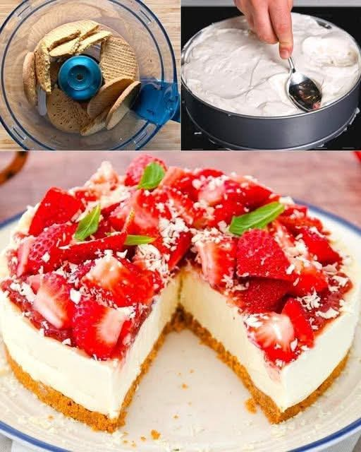 No-Bake Strawberry Cheesecake: The Effortless Recipe for a Sweet Yet Tangy Dessert