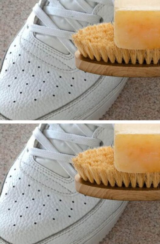 The great trick to make your white shoes look like new again