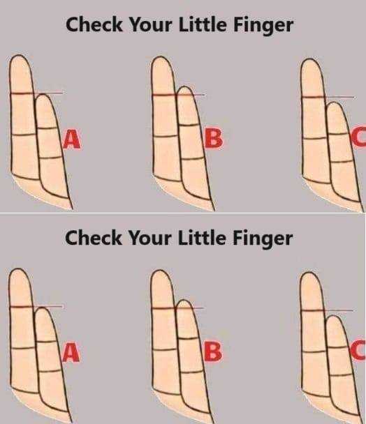 Your little finger reveals beautiful things about your personality