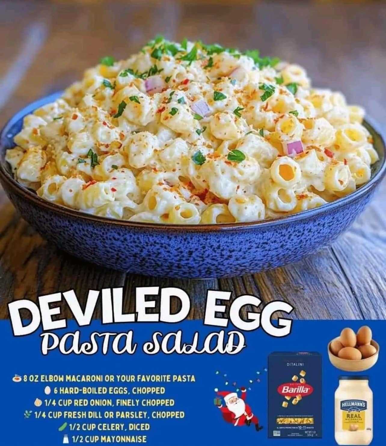 Deviled Egg Pasta Salad