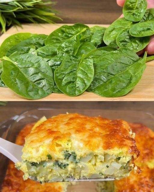 Spinach and Egg Skillet with Cheese: A Nutritious, One-Pan Meal