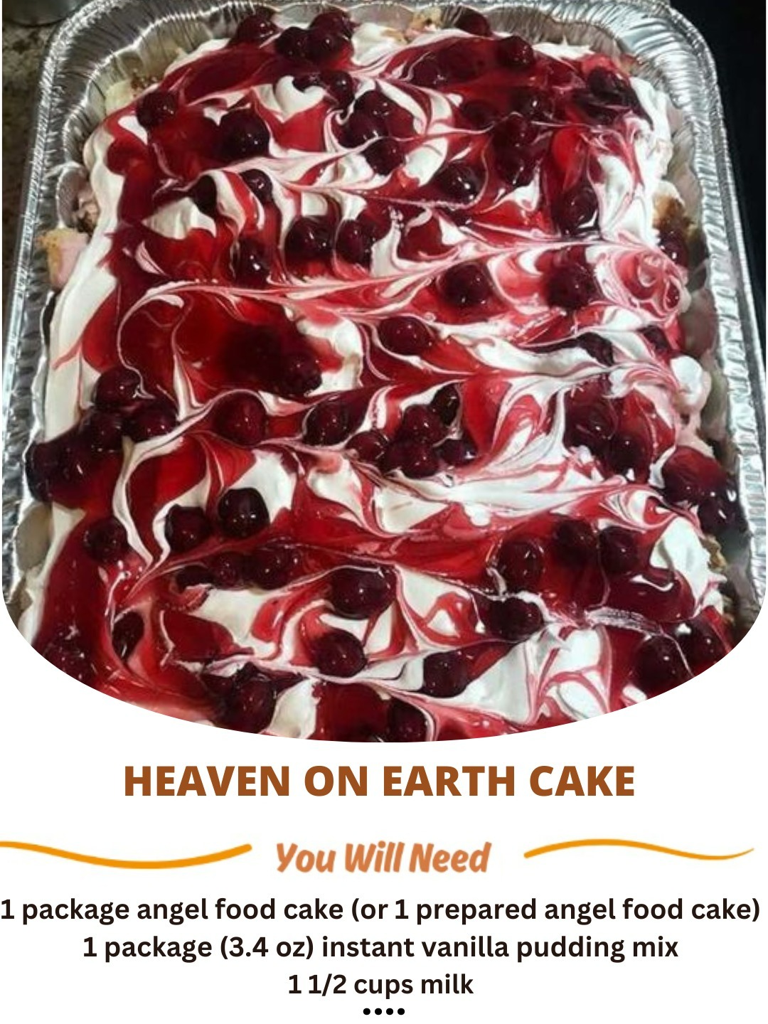 Heaven on Earth Cake 🍒🍰: A Heavenly Dessert