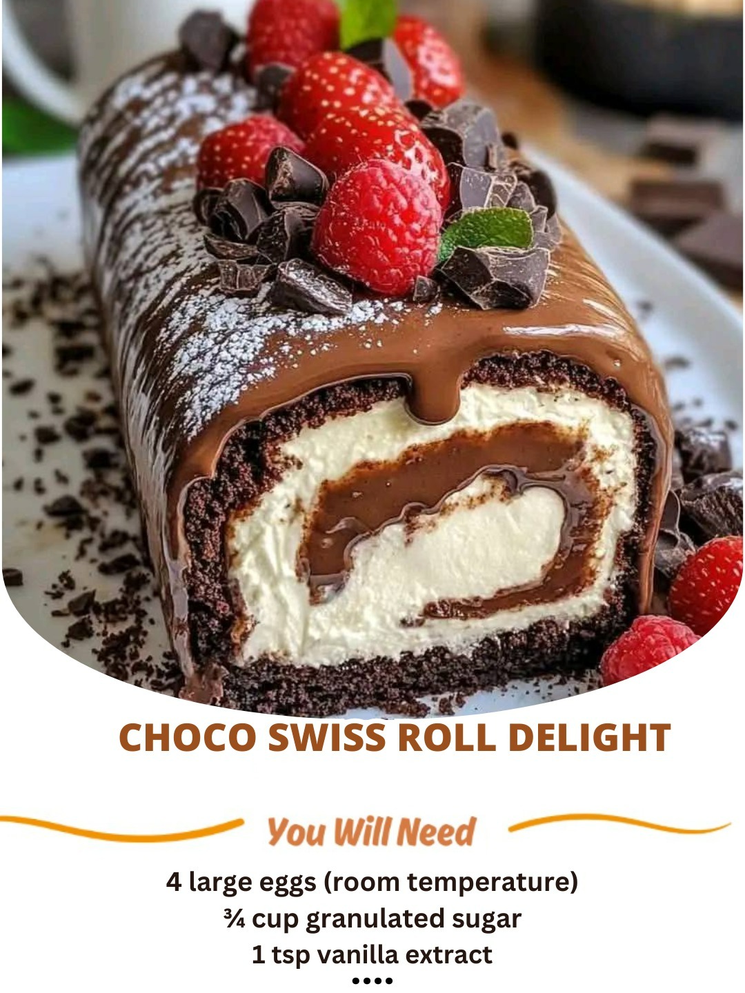 Choco Swiss Roll Delight: A Decadent Chocolate Treat