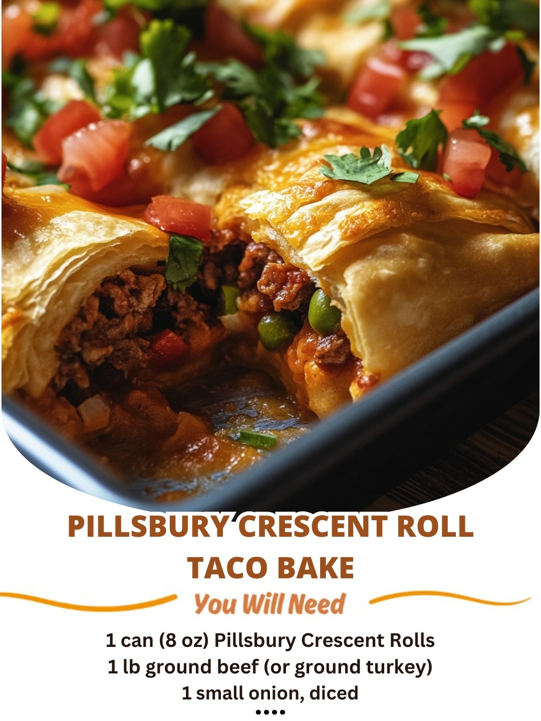 Pillsbury Crescent Roll Taco Bake: A Quick & Cheesy Family Favorite!