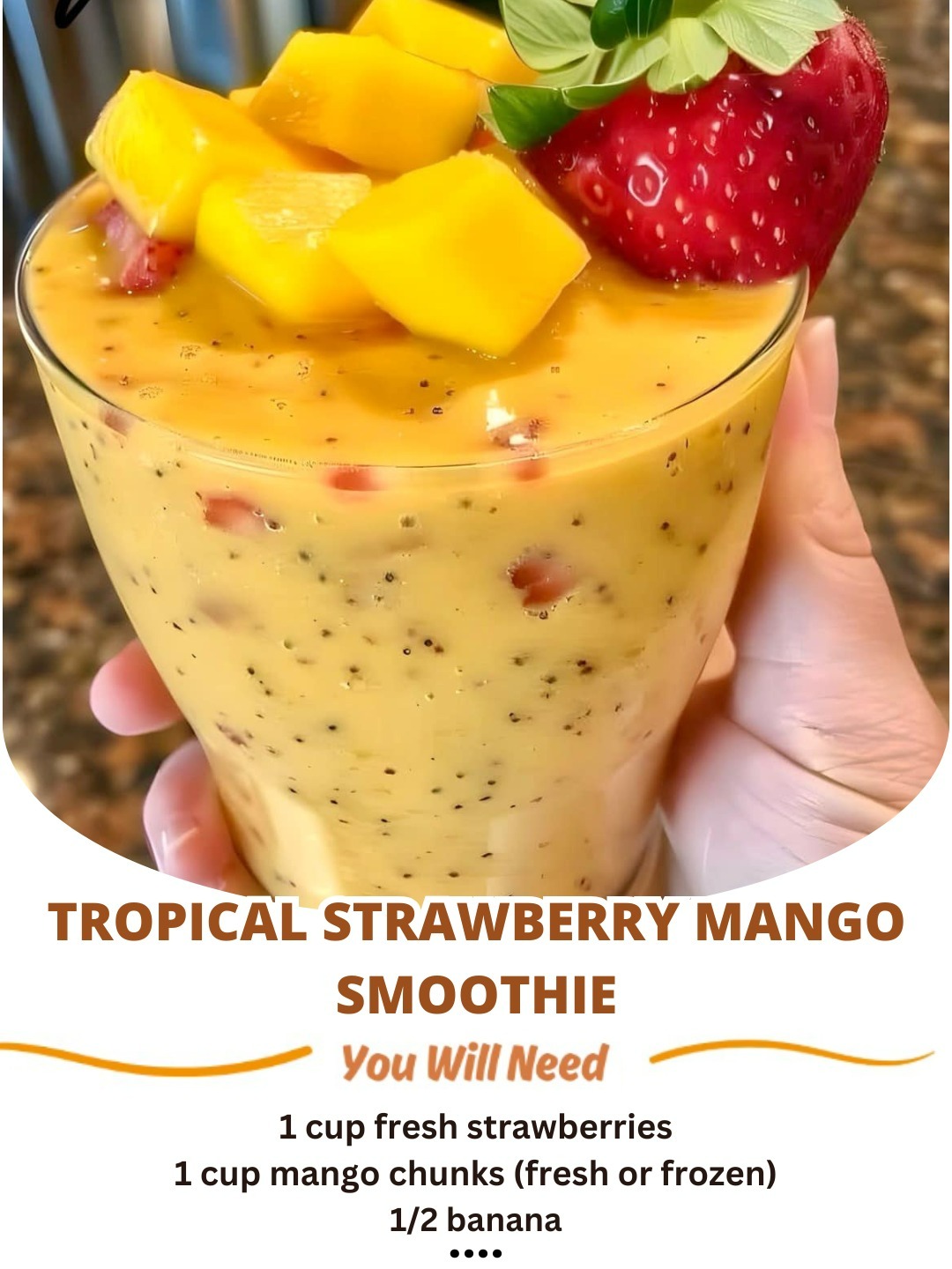 Tropical Strawberry Mango Smoothie: A Refreshing, Creamy, and Nutrient-Packed Drink