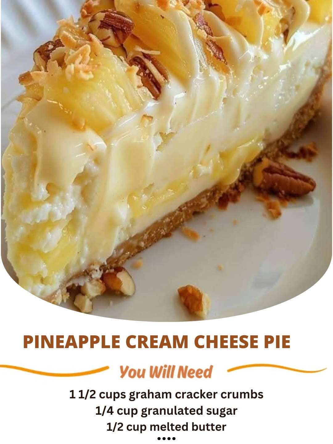 Pineapple Cream Cheese Pie: A Tropical Delight