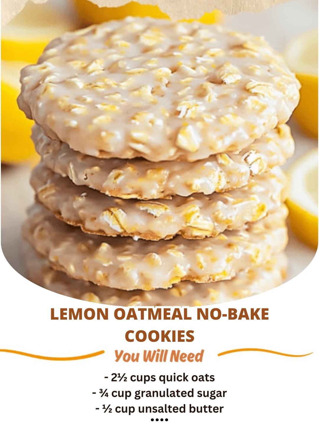 Lemon Oatmeal No-Bake Cookies: A Bright & Zesty Treat!