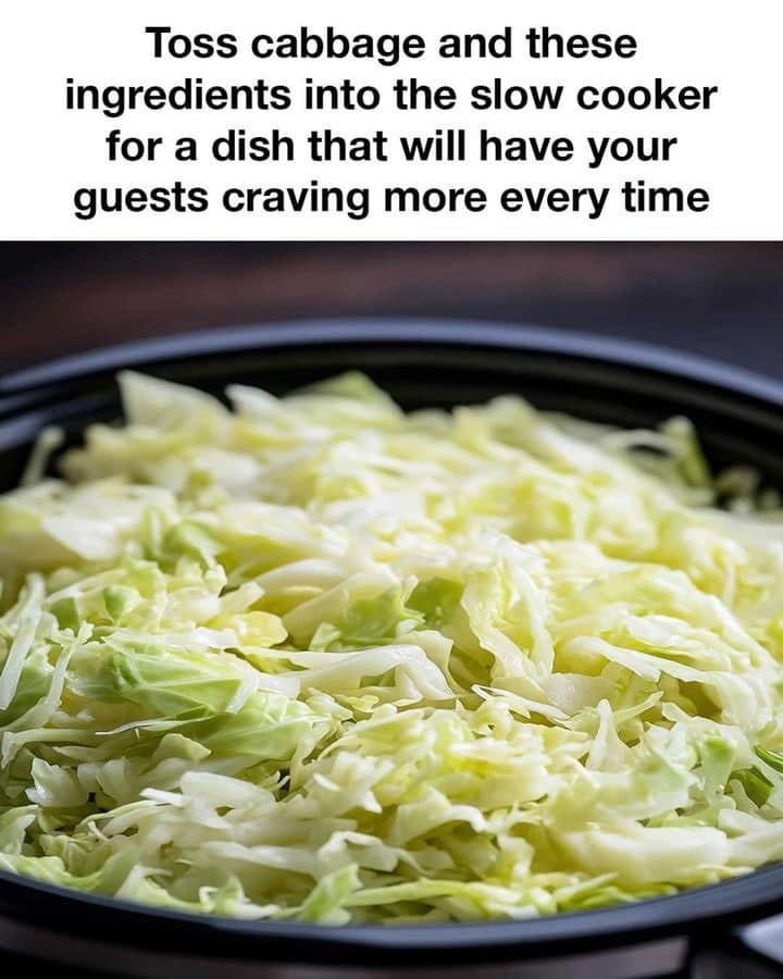 Toss cabbage and these ingredients into the slow cooker for a dish that will have your guests craving more every time