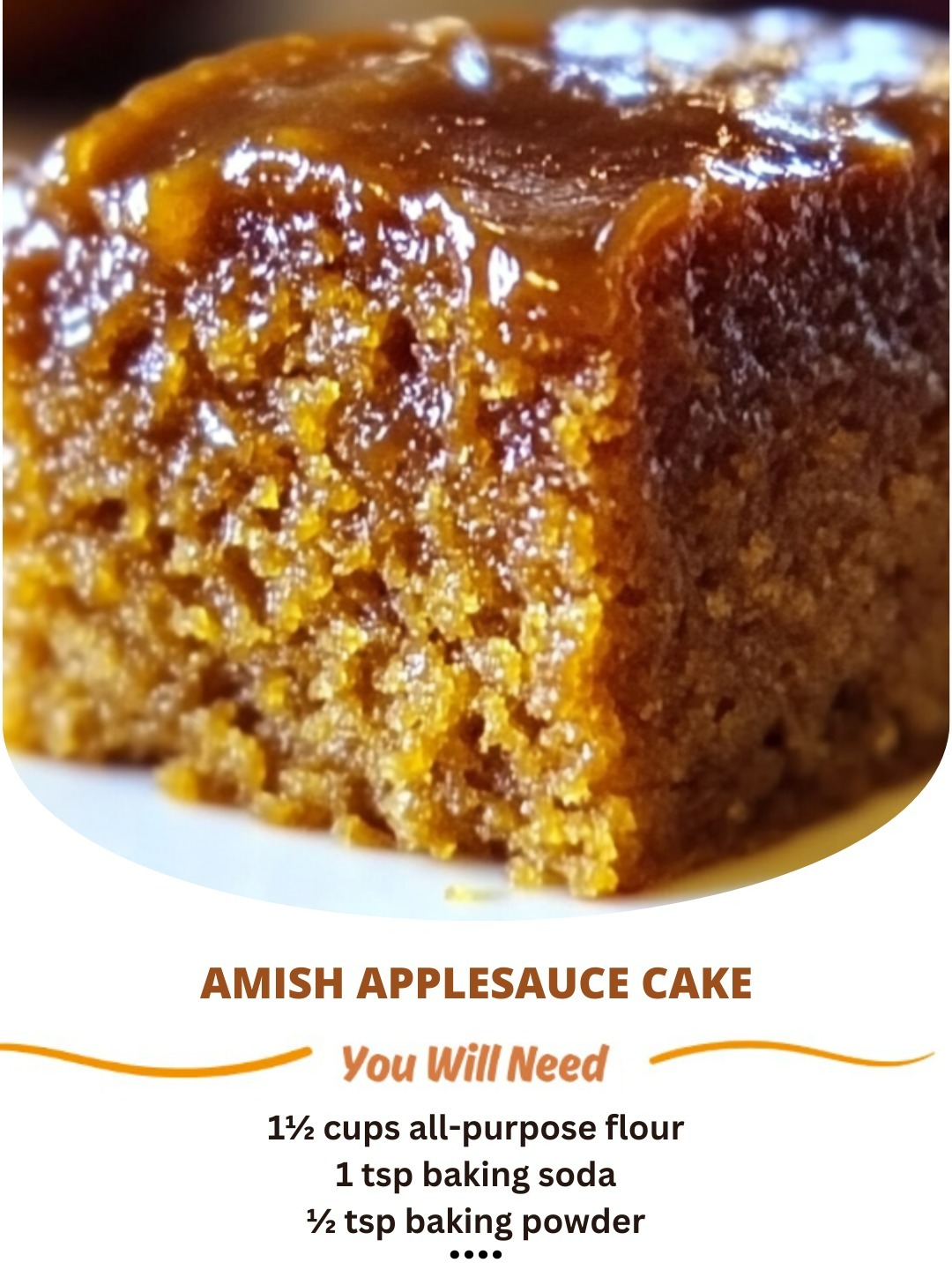 Amish Applesauce Cake: A Moist & Spiced Classic