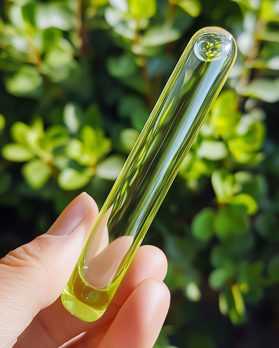 Stumbled upon a solid glass stick with rounded ends in the woods. What on earth is this thing?