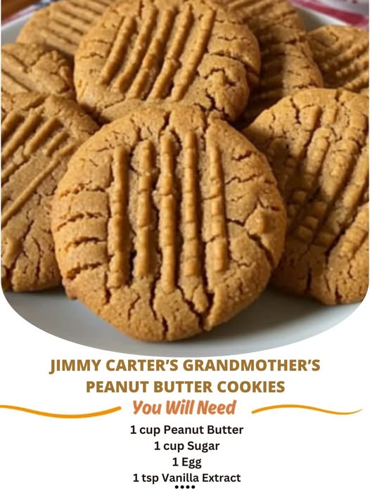 Jimmy Carter’s Grandmother’s Peanut Butter Cookies: A Simple and Classic Treat