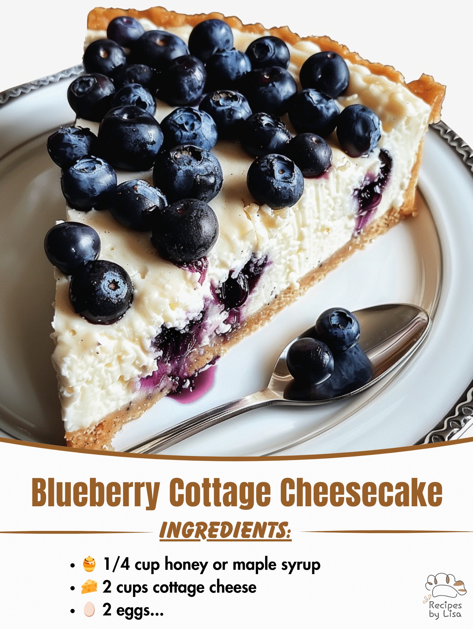 Blueberry Cottage Cheesecake