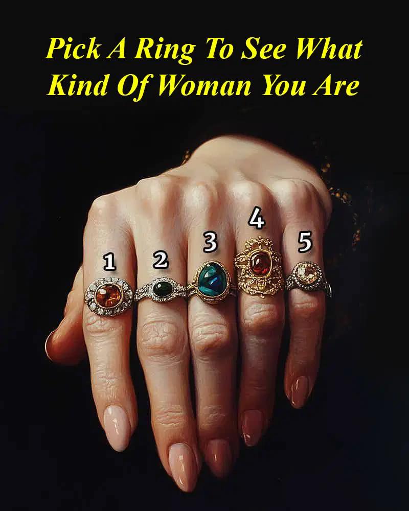 Pick A Ring To See What Kind Of Woman You Are