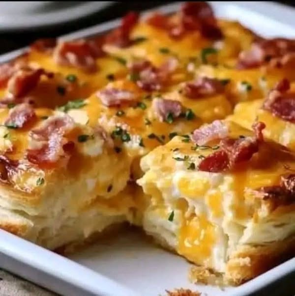 Bacon, Egg & Cheese Biscuit Bake