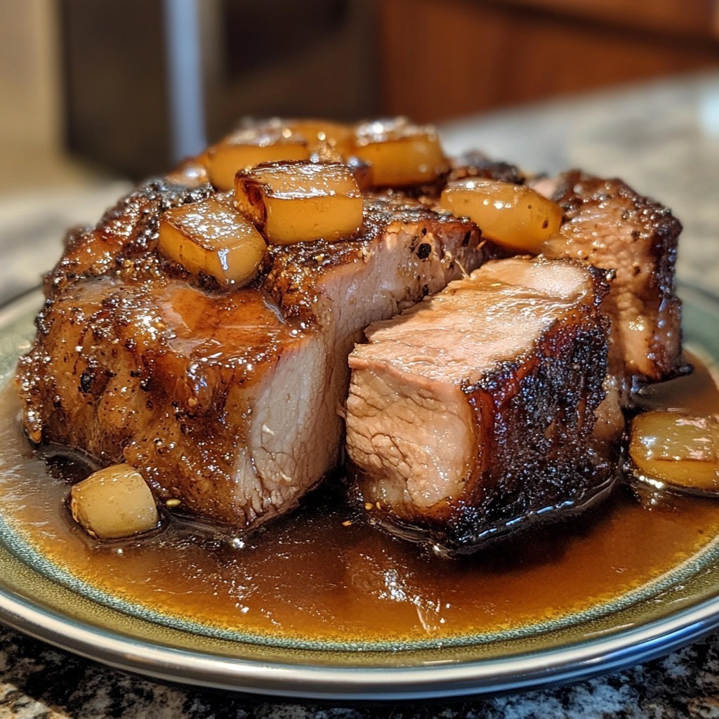 Recipe for Braised Pork with Beer and Maple Syrup