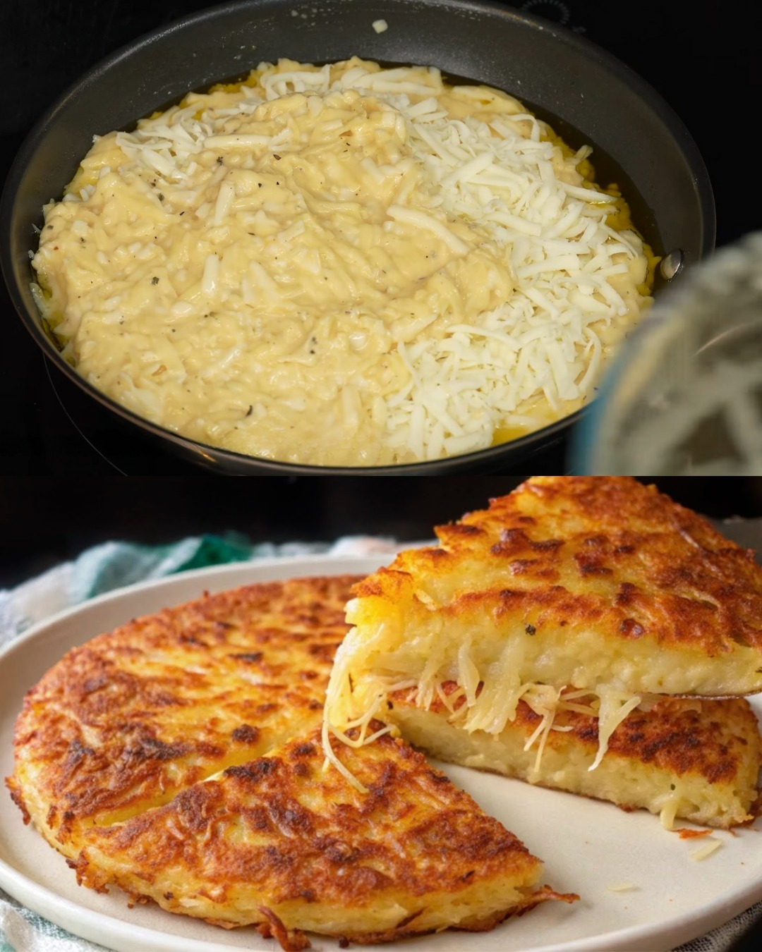 Cheesy Potato Pancakes