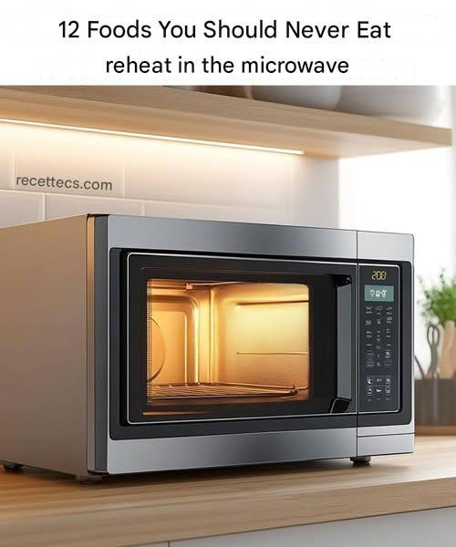 12 foods you should Never reheat in a microwave