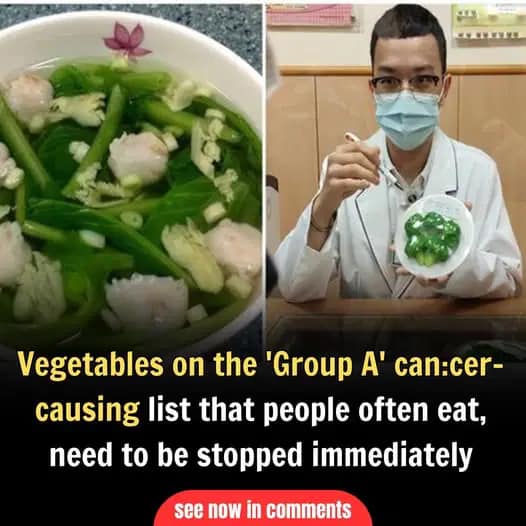 Vegetables on the ‘Group A’ can:cer-causing listVegetables on the ‘Group A’ can:cer-causing list