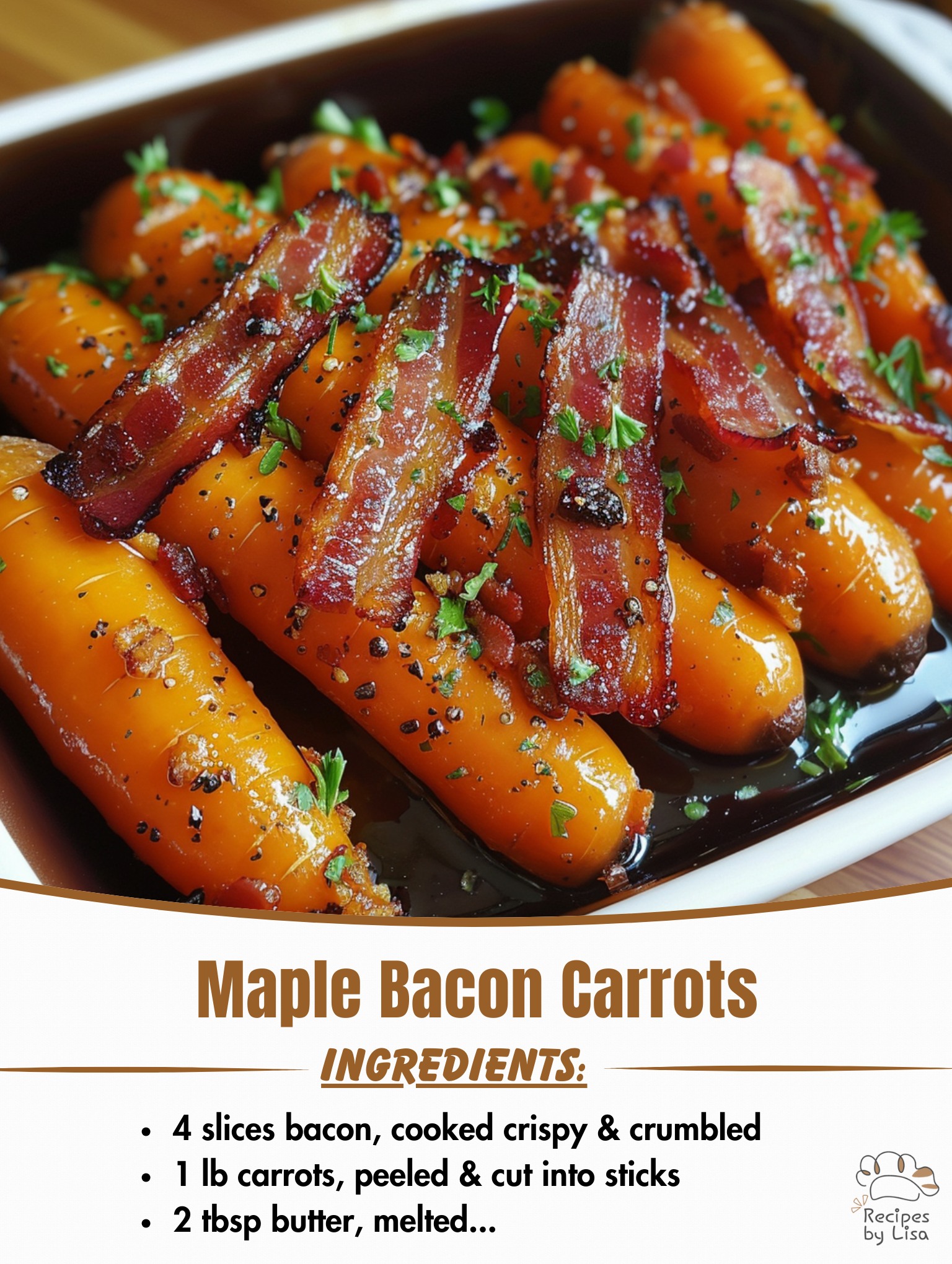 Maple Bacon Carrots