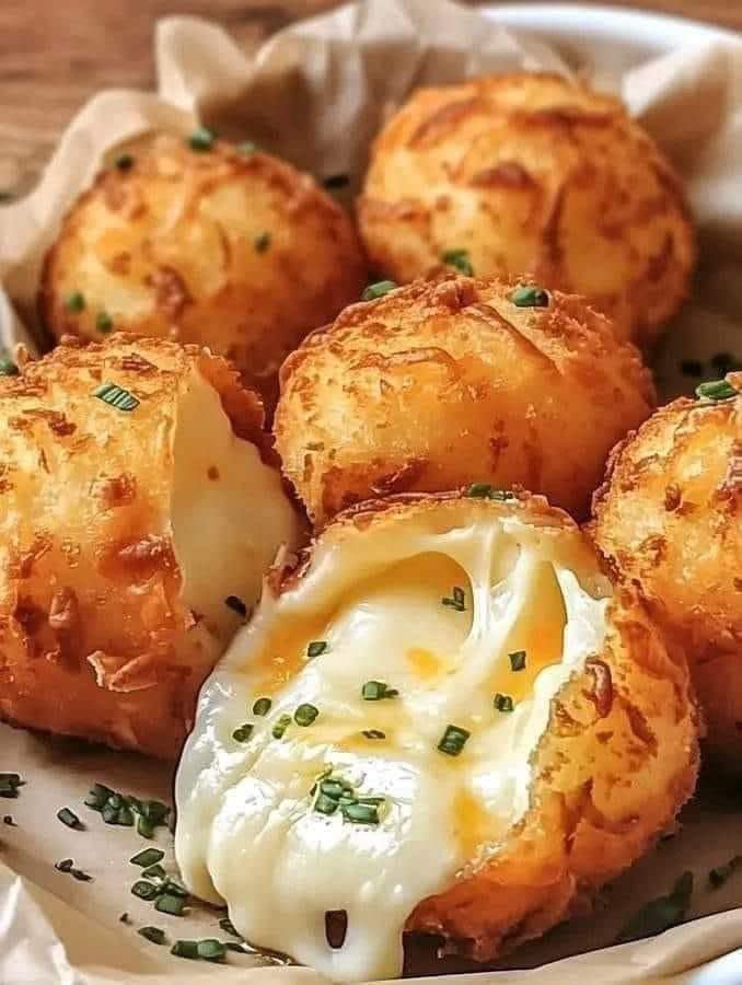 cheesy potato balls!