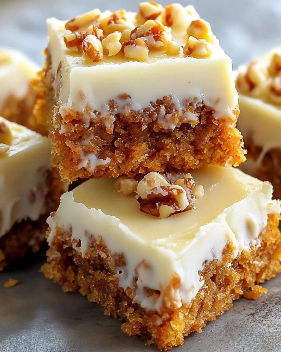 Decadent Carrot Cake Bars with Cream Cheese Frosting