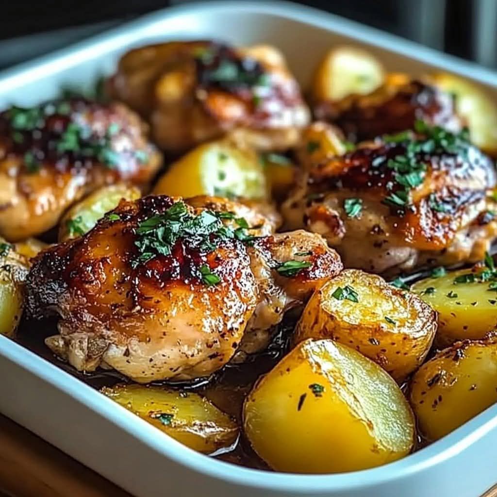 Chicken Thighs and Potatoes