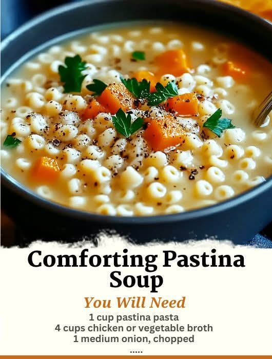 Comforting Pastina Soup