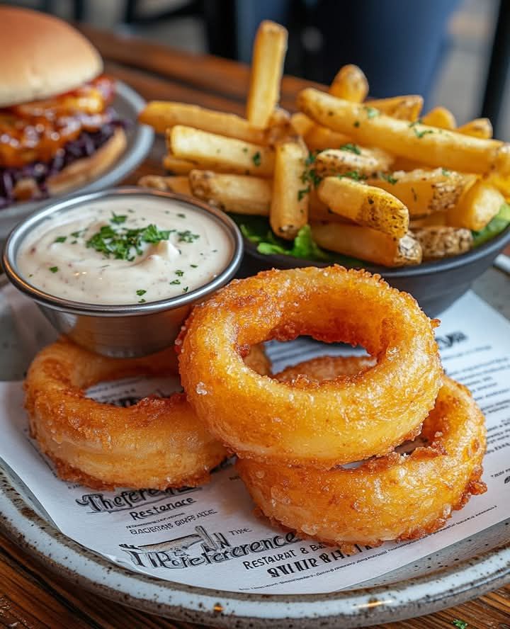 Crispy Homemade Onion Rings Recipe