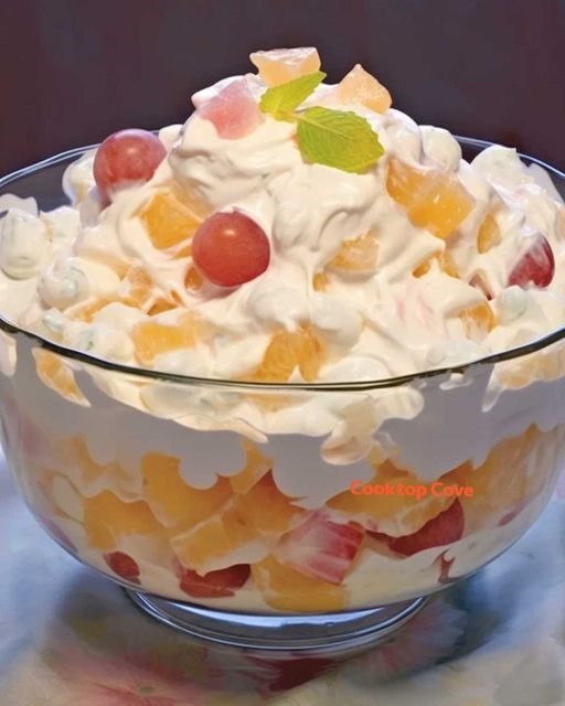 Nothing beats my nana’s Ambrosia Salad! Nana make it the best!.