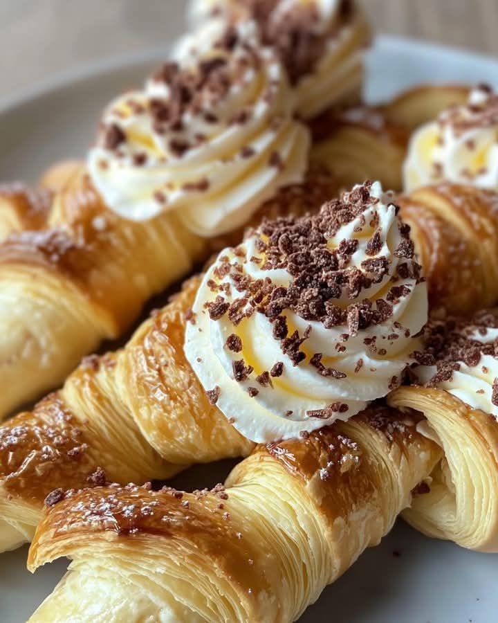 Lemon & Peppermint Crisp Cream Horns