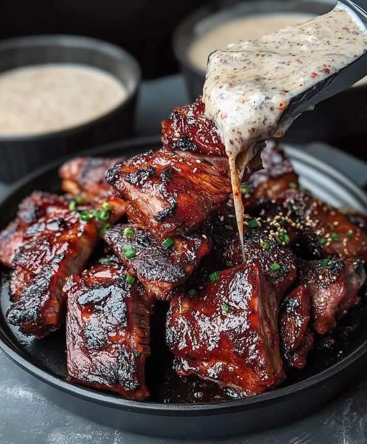 Spicy Korean BBQ Short Ribs with Gochujang Glaze