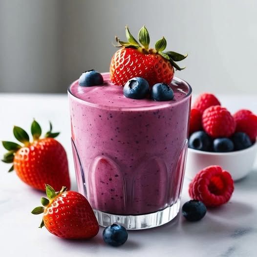 Triple Berry Freezer Prep Smoothie Recipe