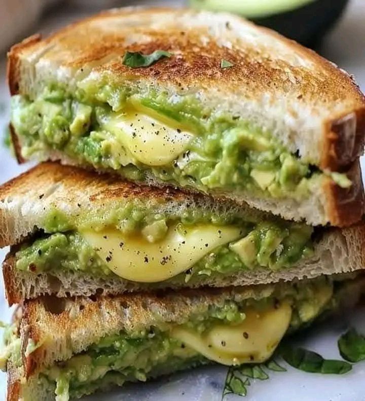 Creamy Avocado Grilled Cheese