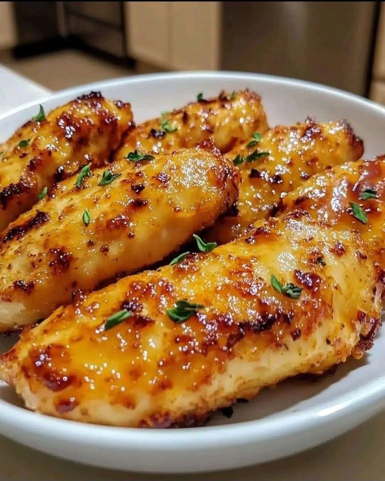 Air Fryer Honey Butter Garlic Chicken Tenders