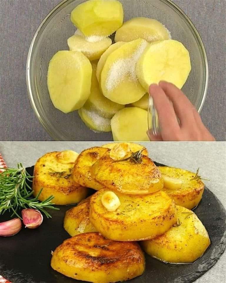 Roasted Potato Slices