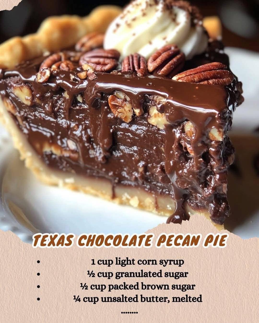 Texas Chocolate Pecan Pie