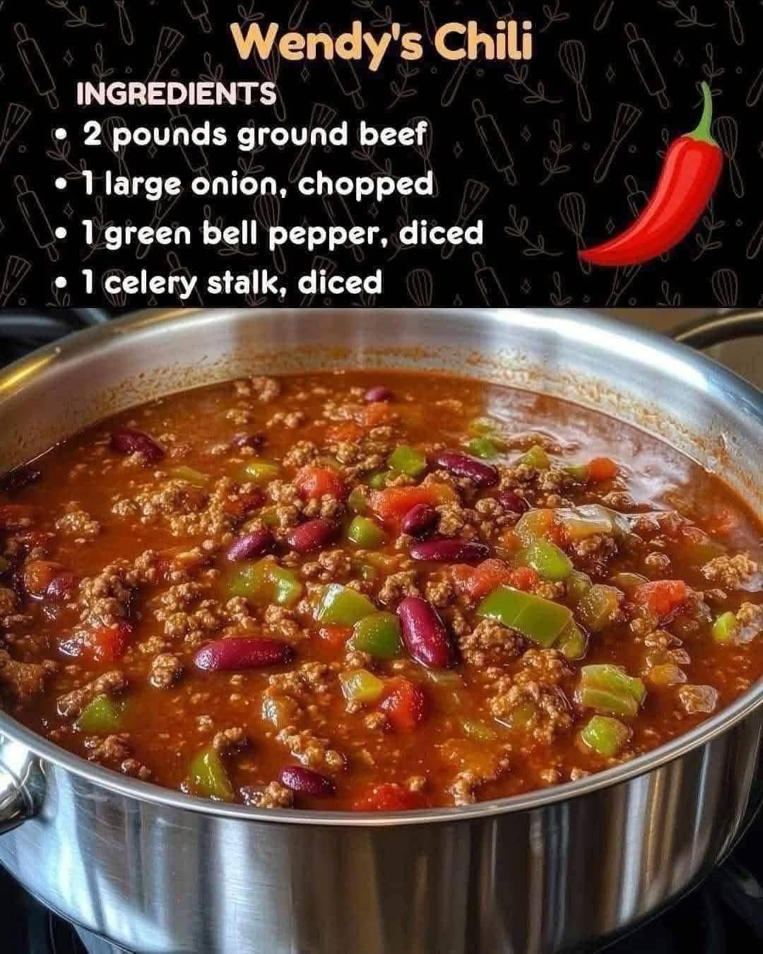 Wendy’s Chili – Don’t LOSE this Recipe