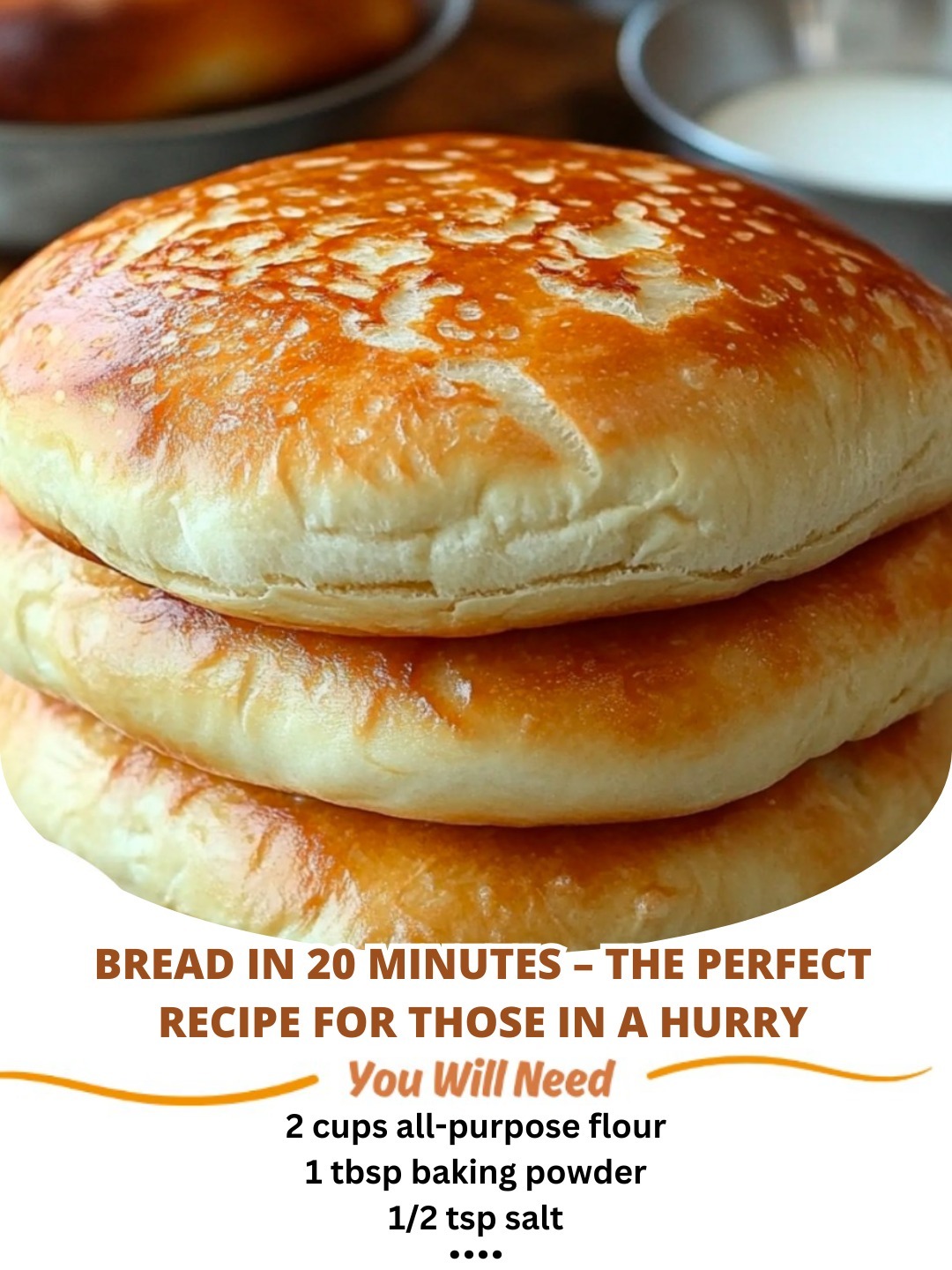 Bread in 20 Minutes – The Perfect Recipe for Those in a Hurry