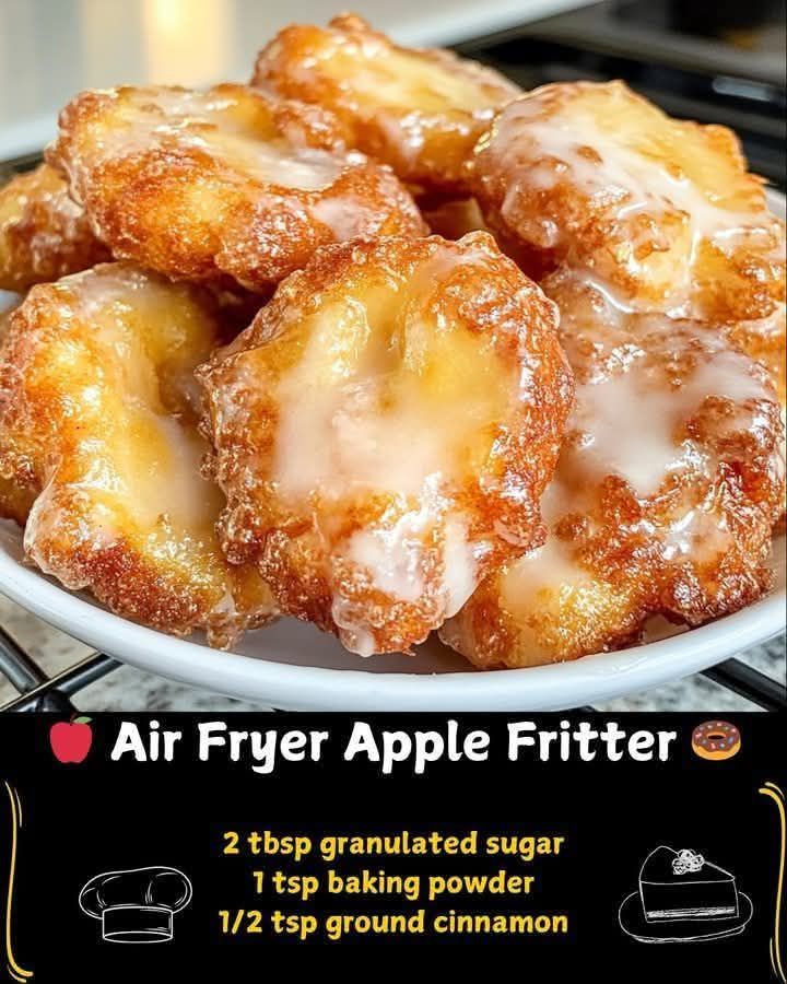 Air Fryer Apple Fritter