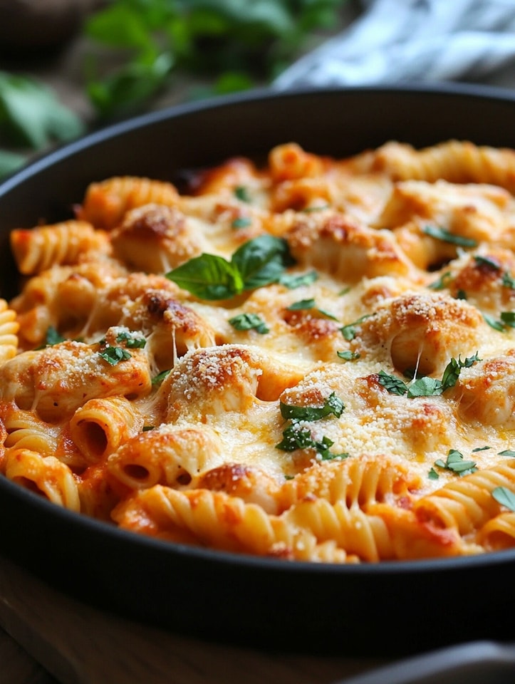 One-Pot Chicken Parmesan Pasta