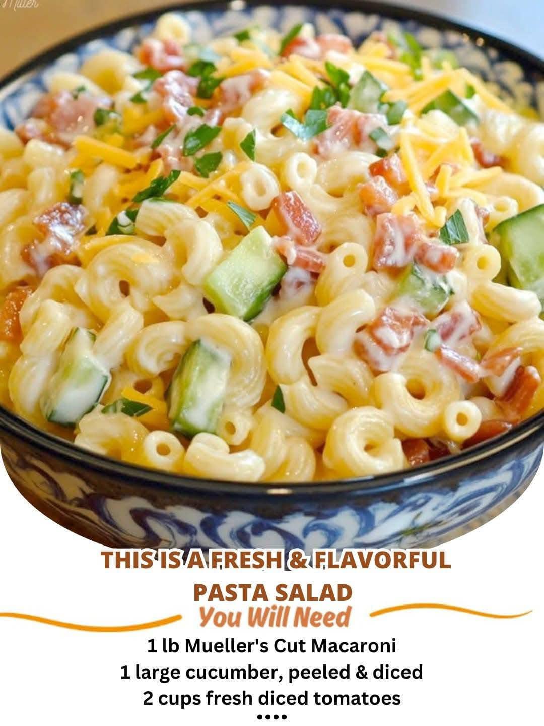 Fresh & Flavorful Pasta Salad – Perfect for Any Occasion!