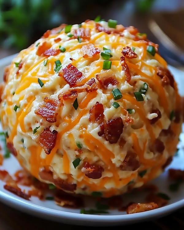 Bacon Cheddar Ranch Cheese Ball