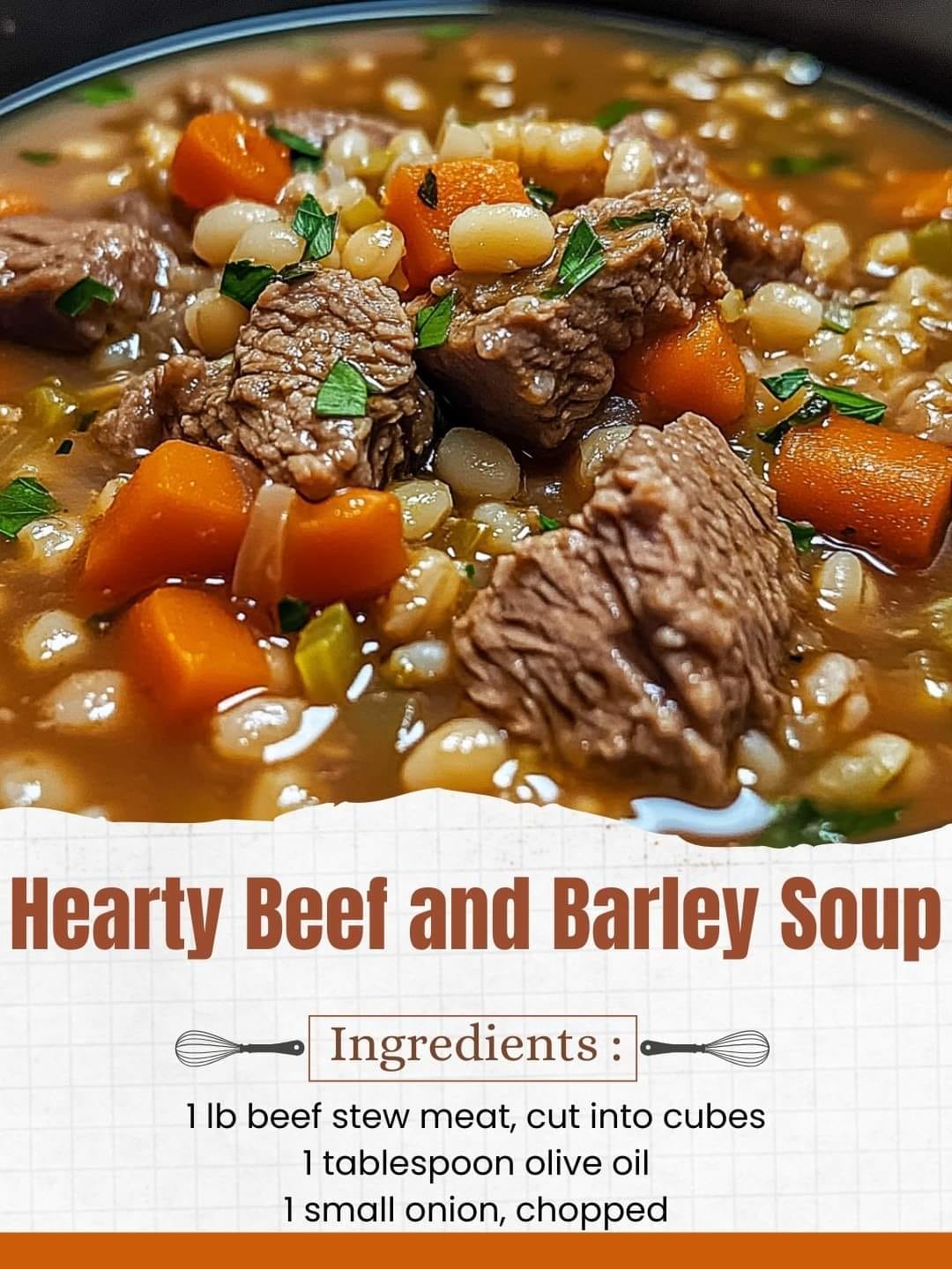 Hearty Beef and Barley Soup